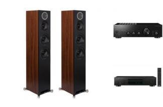 PIONEER A-10AE + PD-30AE + ELAC DEBUT REFERENCE F5